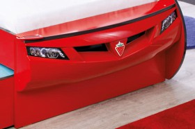 CARBED Кровать-машина Coupe с выдвижной кроватью Red 20.03.1306.00 в Омске - omsk.katalogmebeli.com | фото 2