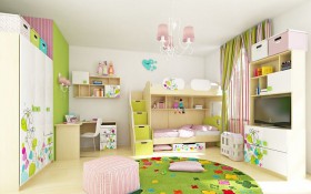 Детская комната Флёр (Белый/корпус Клен) в Омске - omsk.katalogmebeli.com | фото 6