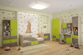 Детская комната Пуговка в Омске - omsk.katalogmebeli.com | фото 1
