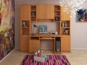 Детская Люкс Комплект мебели (Вишня оксфорд) в Омске - omsk.katalogmebeli.com | фото 1