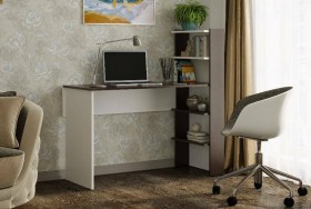 Компьютерный стол №3 (Венге/Белый) в Омске - omsk.katalogmebeli.com | фото