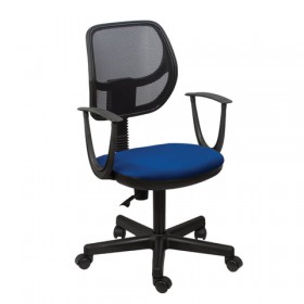 Кресло BRABIX Flip MG-305 (сине-черный) в Омске - omsk.katalogmebeli.com | фото 3