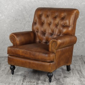 Кресло кожаное Чарльз в Омске - omsk.katalogmebeli.com | фото