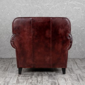 Кресло кожаное Элегант (Бордовый) в Омске - omsk.katalogmebeli.com | фото 5