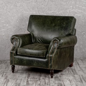 Кресло кожаное Лофт Аристократ (ширина 1070 мм) в Омске - omsk.katalogmebeli.com | фото