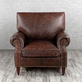 Кресло кожаное Лофт Аристократ (ширина 1100 мм) в Омске - omsk.katalogmebeli.com | фото 8