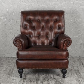 Кресло кожаное Лофт Чарльз в Омске - omsk.katalogmebeli.com | фото 8