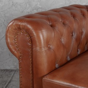 Кресло кожаное Лофт Честер (кожа) в Омске - omsk.katalogmebeli.com | фото 3