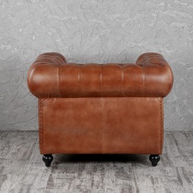 Кресло кожаное Лофт Честер (кожа) в Омске - omsk.katalogmebeli.com | фото 7