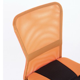 Кресло компактное BRABIX Smart MG-313 (черный, оранжевый) в Омске - omsk.katalogmebeli.com | фото 4