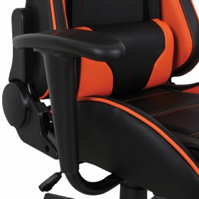 Кресло компьютерное BRABIX GT Racer GM-100 (черный, оранжевый) в Омске - omsk.katalogmebeli.com | фото 3