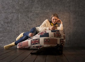 Кресло-мешок Британский Флаг в Омске - omsk.katalogmebeli.com | фото 3