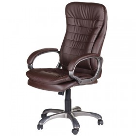 Кресло офисное BRABIX Omega EX-589 (коричневое) в Омске - omsk.katalogmebeli.com | фото 4