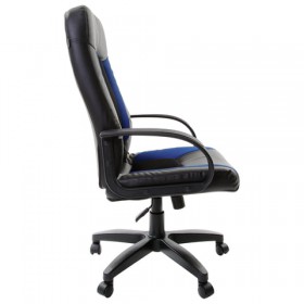Кресло офисное BRABIX Strike EX-525 (сине-черный) в Омске - omsk.katalogmebeli.com | фото 2