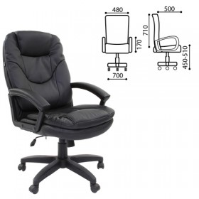 Кресло офисное BRABIX Trend EX-568 (черный) в Омске - omsk.katalogmebeli.com | фото 1
