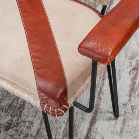 Кресло кожаное Лофт Честер (кожа) в Омске - omsk.katalogmebeli.com | фото 4