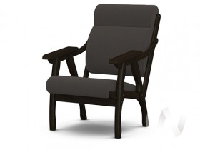 Кресло Вега-10 (венге лак/ULTRA GRAFIT) в Омске - omsk.katalogmebeli.com | фото