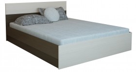 Кровать 0,8м Юнона с настилом (Венге / Дуб) в Омске - omsk.katalogmebeli.com | фото 2