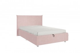 Кровать 1,2 Квест (Нежно-розовый велюр/под-мех) в Омске - omsk.katalogmebeli.com | фото