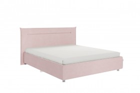 Кровать 1,6 Альба с основанием (Нежно-розовый велюр) в Омске - omsk.katalogmebeli.com | фото