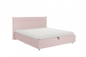 Кровать 1,6 Альба (Нежно-розовый велюр/под-мех) в Омске - omsk.katalogmebeli.com | фото