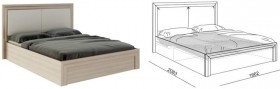 Кровать 1,6 Глэдис (М32) с подъемным механизмом Распродажа в Омске - omsk.katalogmebeli.com | фото 2