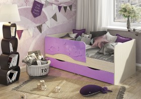 Кровать Алиса КР-812 1,6 Белфорд/Розовый металлик в Омске - omsk.katalogmebeli.com | фото 3