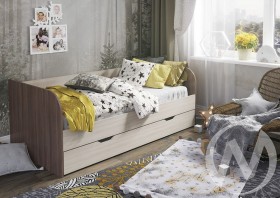 Кровать детская Балли 2-х уровневая (шимо темный/шимо светлый) в Омске - omsk.katalogmebeli.com | фото