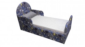 Кровать детская Соня (Печать Филин (синий), 1 категория) в Омске - omsk.katalogmebeli.com | фото