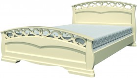 Кровать Грация-1 из массива сосны 1600*2000 Белый античный в Омске - omsk.katalogmebeli.com | фото 20