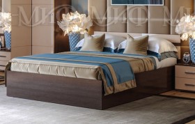 Кровать Нэнси 1,4м (Венге/капучино глянец) в Омске - omsk.katalogmebeli.com | фото