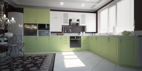 Модульная кухня Парма 1,6 м (Бирюза) в Омске - omsk.katalogmebeli.com | фото