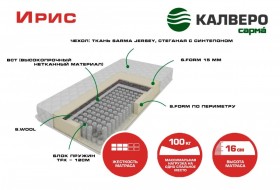 Матрас IRIS 1400*2000 в Омске - omsk.katalogmebeli.com | фото 1