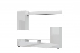 Мебель для гостиной МГС 4 (Белый/Белый глянец) в Омске - omsk.katalogmebeli.com | фото 7