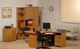 Мебель для персонала Рубин 42 Светлый миланский орех в Омске - omsk.katalogmebeli.com | фото 2