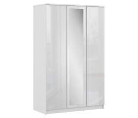 Шкаф 3-х дверный СБ-2493 Медея (Белый/Белый глянец) в Омске - omsk.katalogmebeli.com | фото