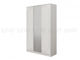 Шкаф 3-х створчатый Афина-1 (Белый/Белый глянец) в Омске - omsk.katalogmebeli.com | фото