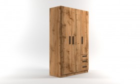 Шкаф 3-х створчатый с ящиками Шервуд (Дуб Вотан) в Омске - omsk.katalogmebeli.com | фото