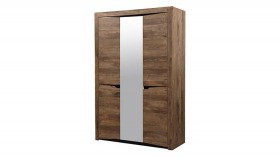 Шкаф для одежды "Лючия" (3-х дв.) (кейптаун/зеркало) в Омске - omsk.katalogmebeli.com | фото
