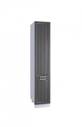 Шкаф пенал 400, ШП 400 Н (Клен серый/корпус белый) в Омске - omsk.katalogmebeli.com | фото