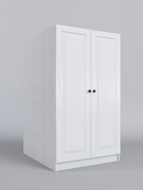 Шкаф под кровать второго яруса Классика (Белый/корпус Выбеленное дерево) в Омске - omsk.katalogmebeli.com | фото