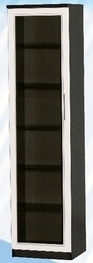 Шкаф средний со стеклодверью ДЛЯ ГОСТИНОЙ ШСС-450 Венге/Дуб выбеленный в Омске - omsk.katalogmebeli.com | фото