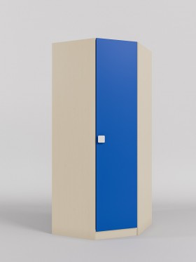 Шкаф угловой (угловая секция) Скай (Синий/корпус Клен) в Омске - omsk.katalogmebeli.com | фото