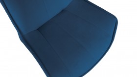 Стул «Тейлор» К3 Исп. 2 Черный муар/Велюр Confetti Blue в Омске - omsk.katalogmebeli.com | фото 3