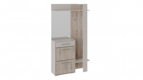 Шкаф для одежды «Нуар» тип 1 Фон серый/Дуб сонома в Омске - omsk.katalogmebeli.com | фото 2
