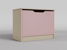 Ящик для игрушек Грэйси (Розовый/корпус Клен) в Омске - omsk.katalogmebeli.com | фото