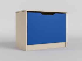Ящик для игрушек Скай (Синий/корпус Клен) в Омске - omsk.katalogmebeli.com | фото