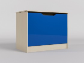 Ящик для игрушек Скай люкс (Синий/корпус Клен) в Омске - omsk.katalogmebeli.com | фото