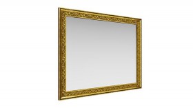 Зеркало навесное "Айрум"/(дуб кальяри / профиль: золото с орнаментом) в Омске - omsk.katalogmebeli.com | фото 1